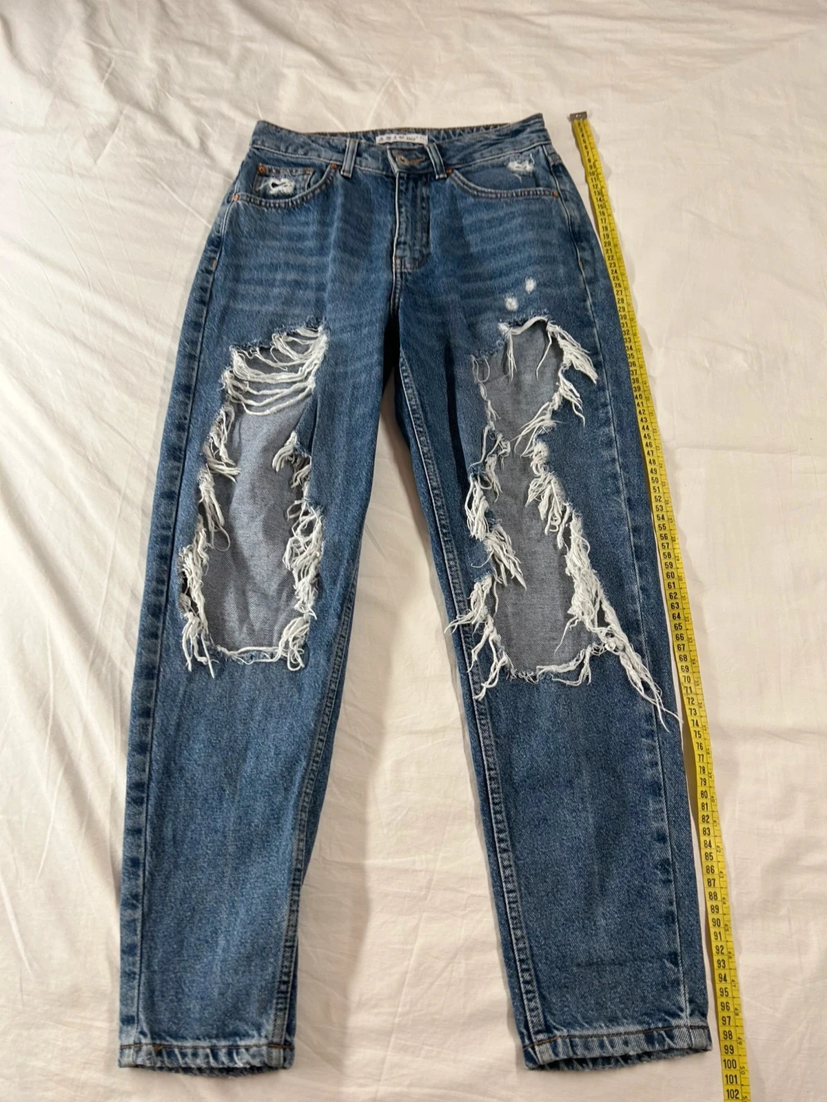 Jeans rasgados de cintura alta vintage Denim Co – photo 2